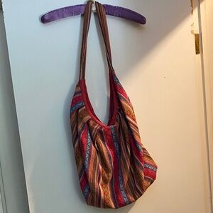Colorful Striped Women's Bag